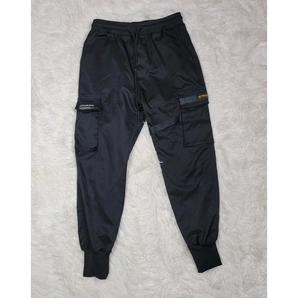 Aelfric Eden Cargo Pants Men's Size M Land Combat Group Black Utility Joggers Z